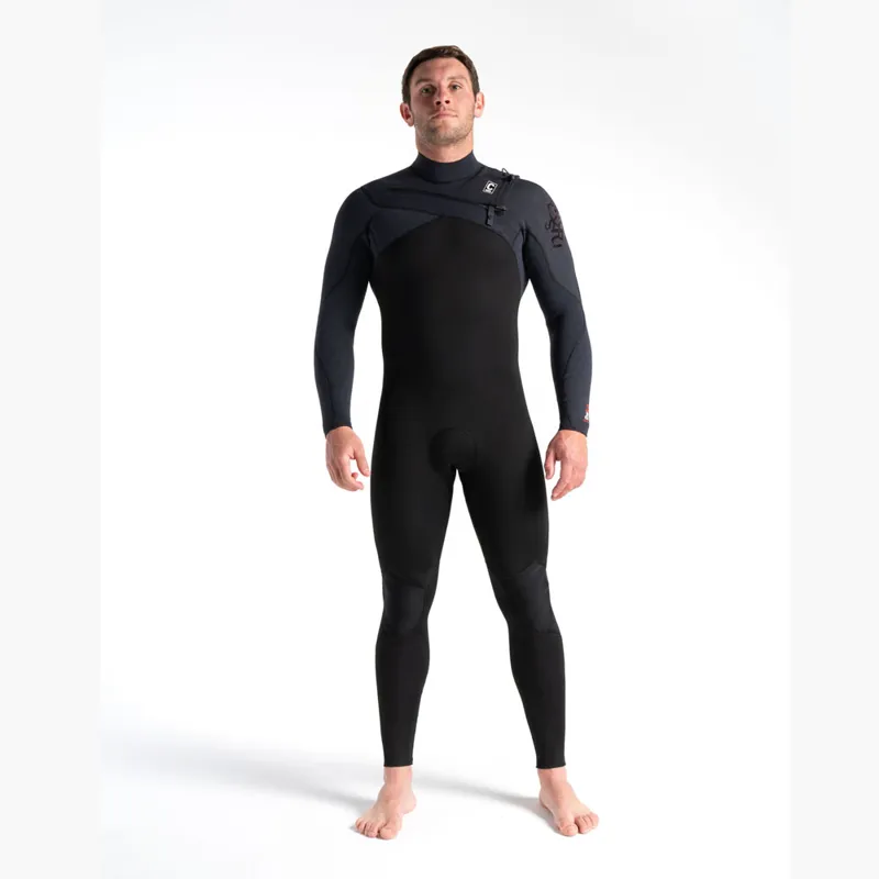 C-Skins Mens Rewired 3/2 Chest Zip Wetsuit Black